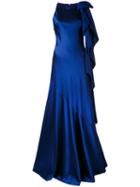 Talbot Runhof - Mohan Gown - Women - Polyester/spandex/elastane/acetate/viscose - 40, Blue, Polyester/spandex/elastane/acetate/viscose