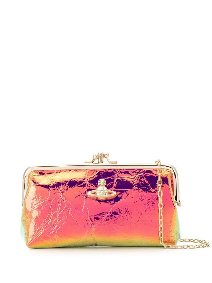 Vivienne Westwood Metallic Clutch Bag - Gold