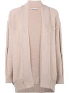 Agnona Open Cardigan, Women's, Size: Large, Pink/purple, Cotton/polyamide