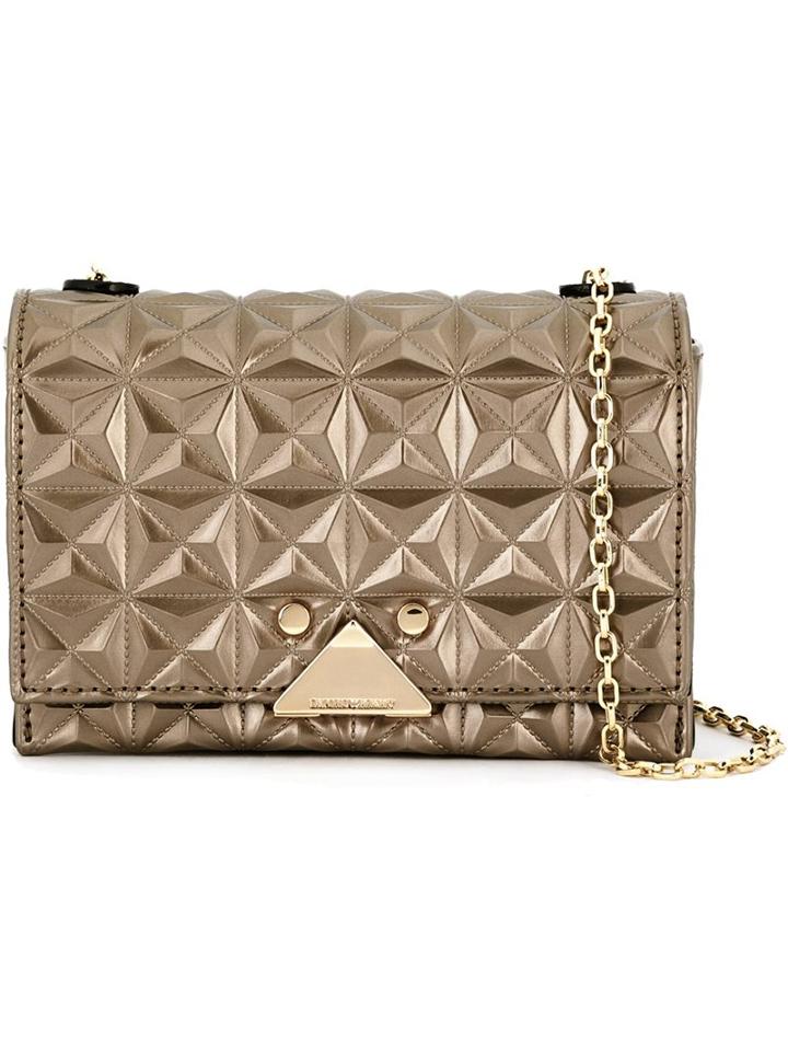 Emporio Armani Quilted Crossbody Bag, Women's, Grey