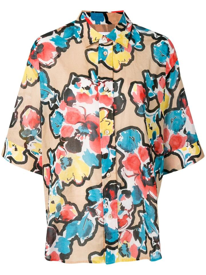 Hope Floral Print Shirt - Neutrals