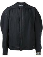 J.w.anderson Oversized Shirt Jacket, Men's, Size: 44, Black, Linen/flax