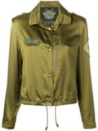 Mr & Mrs Italy Metallic Embroidered Jacket - Green