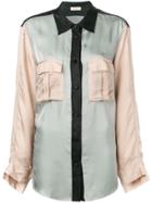 Maison Flaneur Cargo Pocket Shirt - Grey