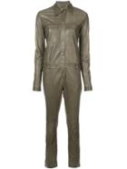 Skiim Lambskin Boiler Suit - Green