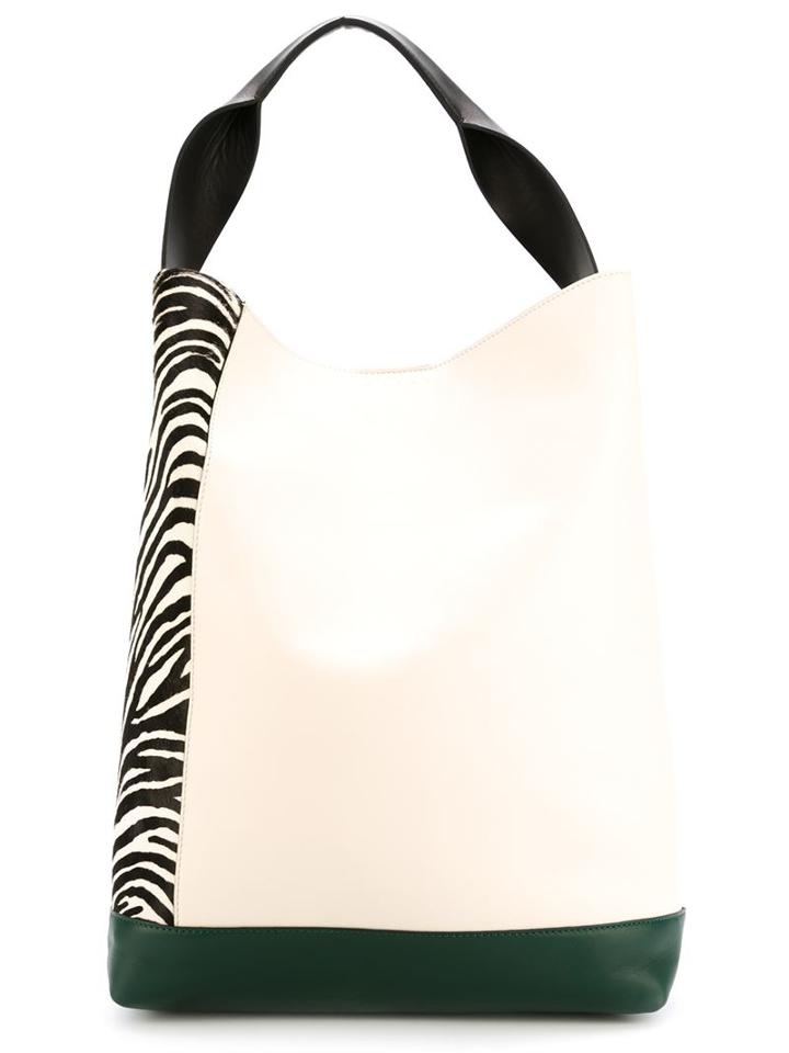 Marni Zebra Print Pod Tote