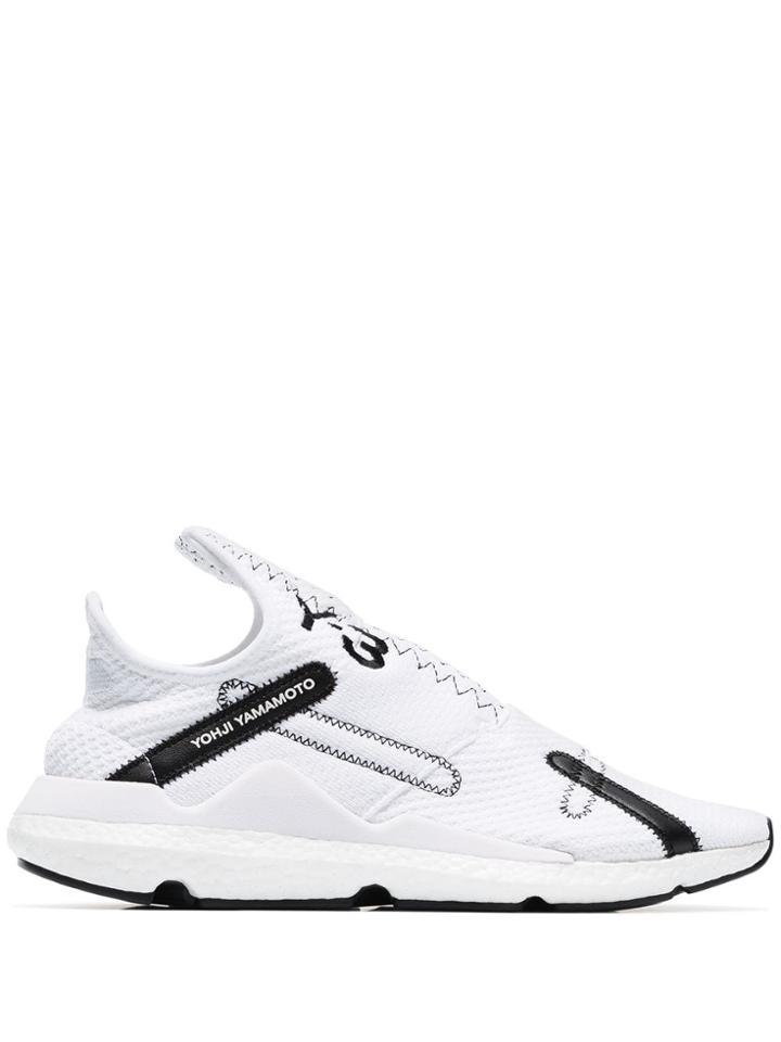 Y-3 White Reberu Low-top Sneakers