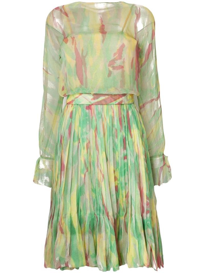 Christian Dior Pre-owned Haute Couture Print Dress - Multicolour
