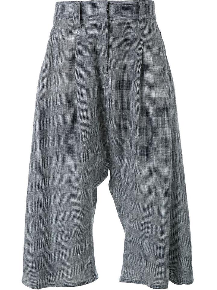 Fad Three Cropped Tweed Trousers