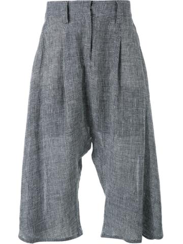 Fad Three Cropped Tweed Trousers