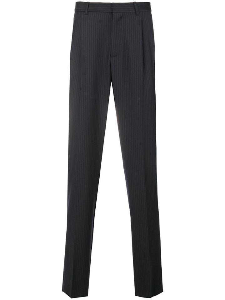 Chalayan Pionstripe Carrot Trousers - Black