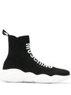 Moschino Sock-style Sneakers - Black