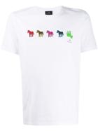 Ps Paul Smith Zebra Graphic T-shirt - White