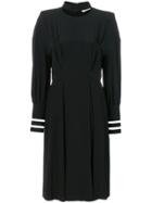 Fendi Pleated Collar Detail Dress - Black