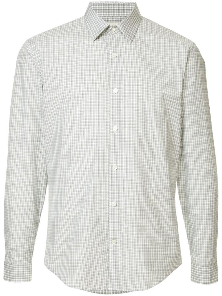 Cerruti 1881 Micro Check Print Shirt - Grey