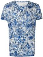 Majestic Filatures Paisley Printed T-shirt - Blue
