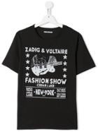 Zadig & Voltaire Kids Band T-shirt - Black