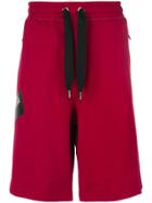 Dolce & Gabbana Bermuda Design Shorts - Red