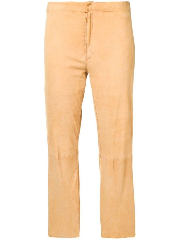 Dolce & Gabbana Pre-owned 2000's Cropped Trousers - Neutrals