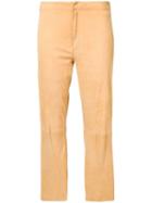 Dolce & Gabbana Pre-owned 2000's Cropped Trousers - Neutrals