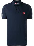Mc2 Saint Barth Check Logo Polo Shirt - Blue