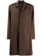 Balenciaga Square Shoulder Carcoat - Brown