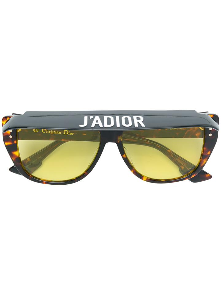 Dior Eyewear Square Frame Sunglasses - Brown