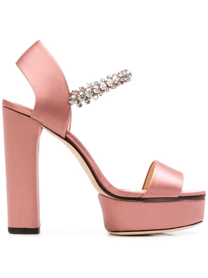 Jimmy Choo Santina 125 Sandals - Pink