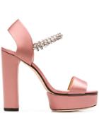 Jimmy Choo Santina 125 Sandals - Pink
