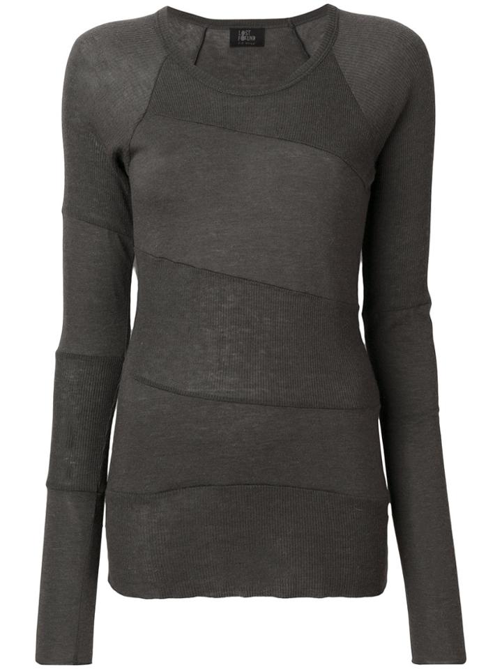 Lost & Found Ria Dunn Patched Jumper - Green