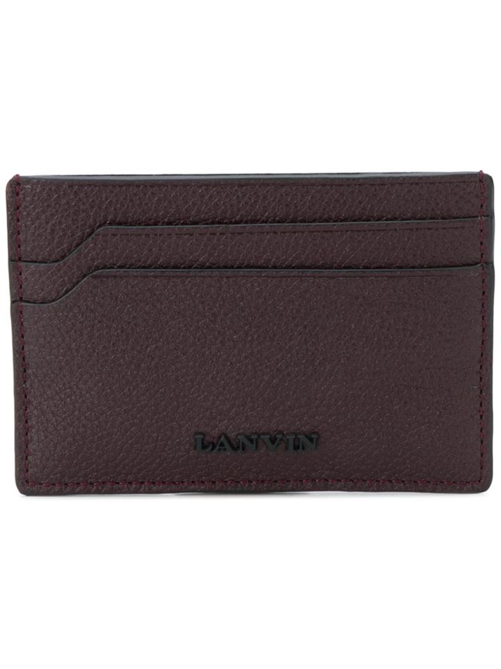 Lanvin Logo Cardholder - Red