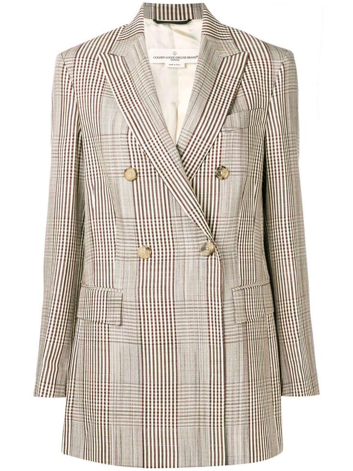 Golden Goose Deluxe Brand Double Breasted Blazer - Neutrals