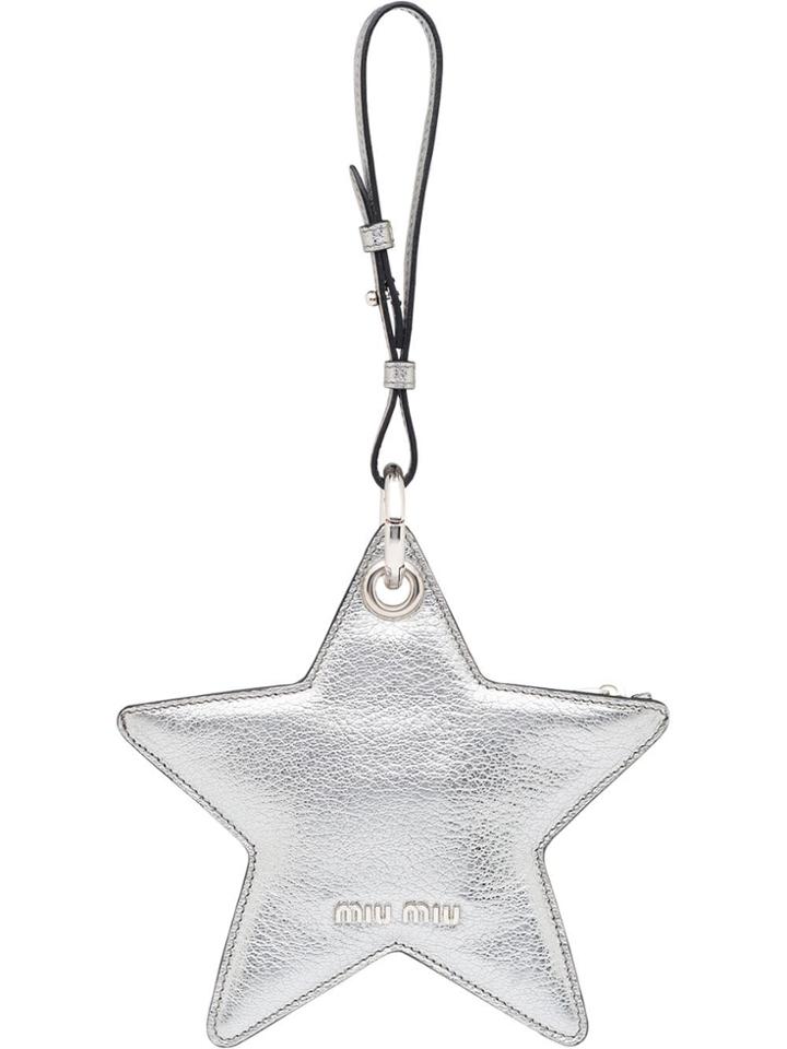 Miu Miu Madras Star Coin Purse - Metallic
