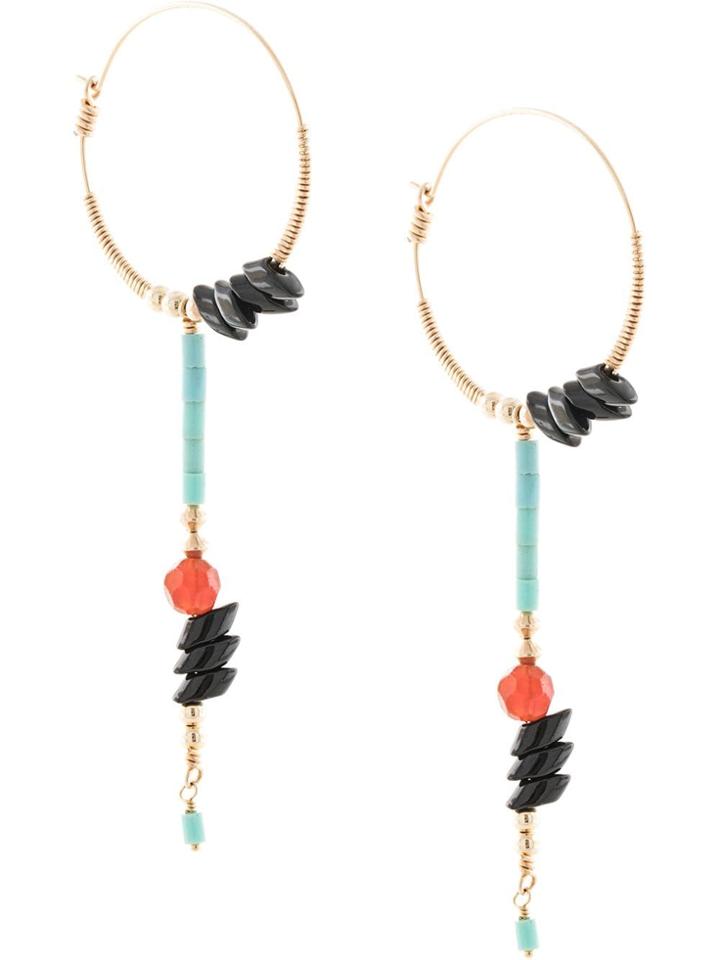Petite Grand Harlequin Hoops - Gold