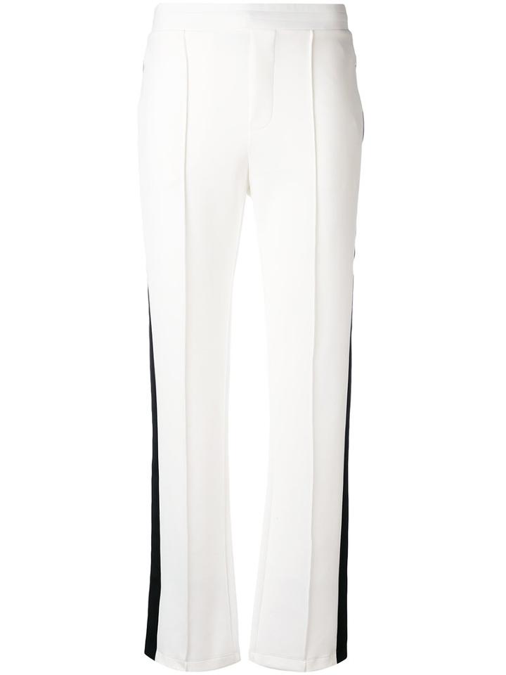 Moncler - Piped Seam Track Pants - Women - Polyamide/polyester/spandex/elastane - Xs, White, Polyamide/polyester/spandex/elastane