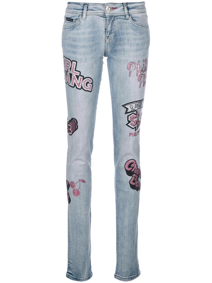 Philipp Plein Chicago Gang Jeans - Blue