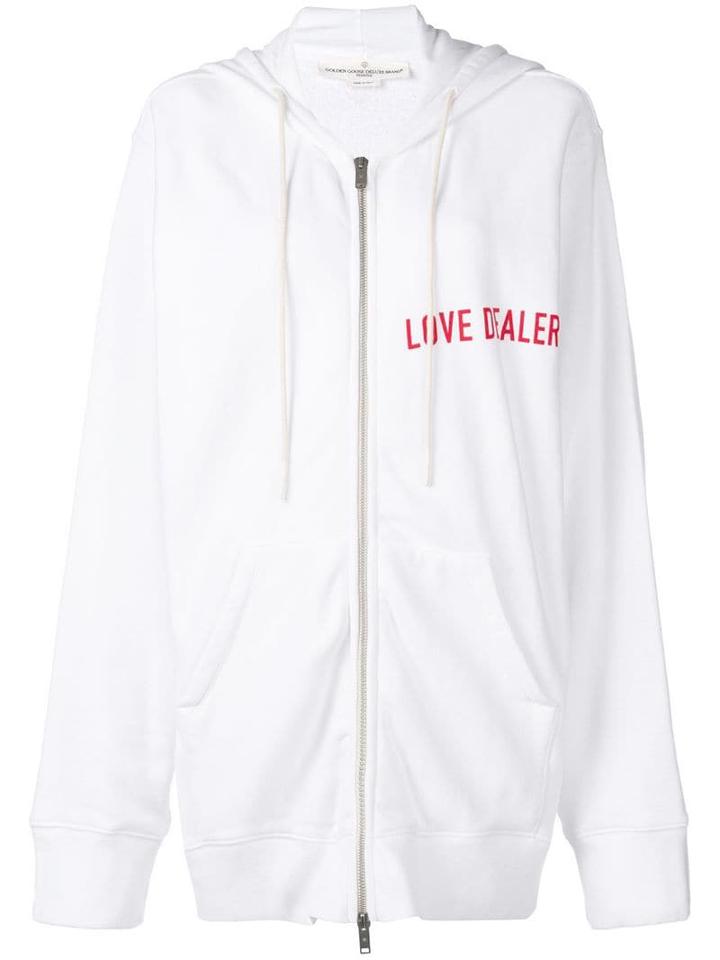 Golden Goose Love Dealer Cardigan - White