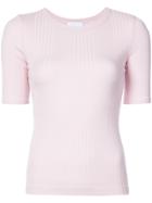 Kinly Textured Slim Fit Top - Pink & Purple