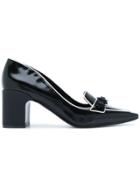 Fabrizio Viti Daisy-appliquéd City Loafers - Black