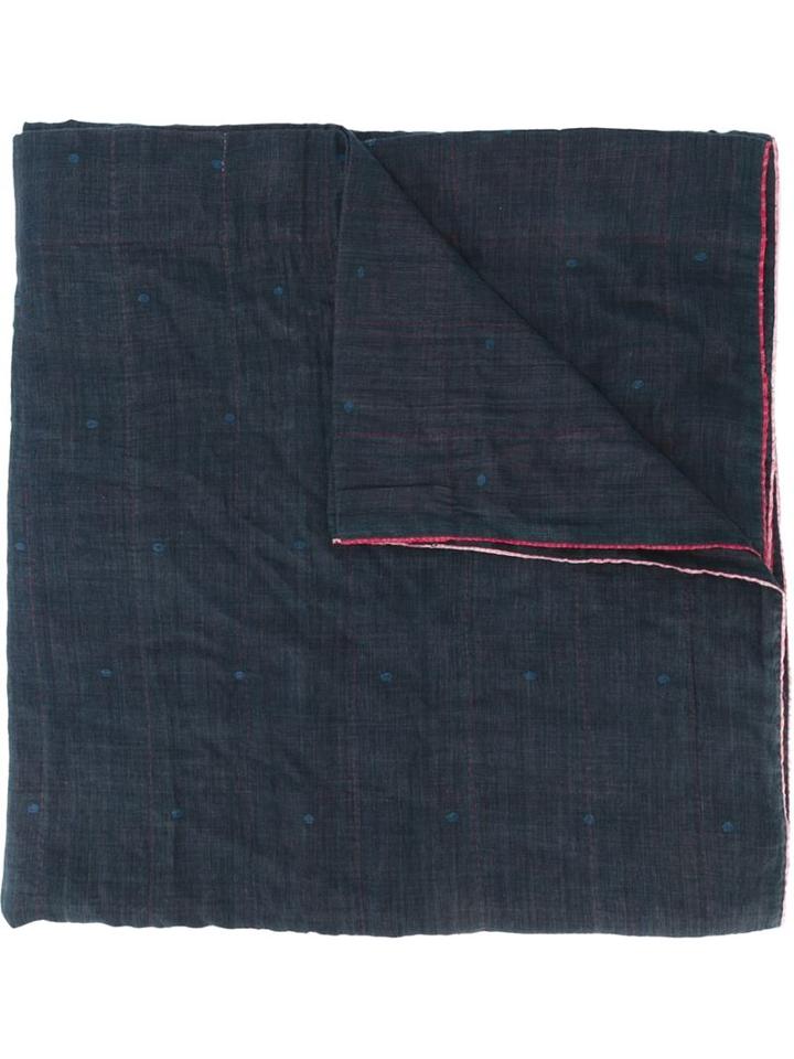 Atelier Bâba Handwoven Indigo Handstitched 3 Layers, Women's, Blue, Cotton