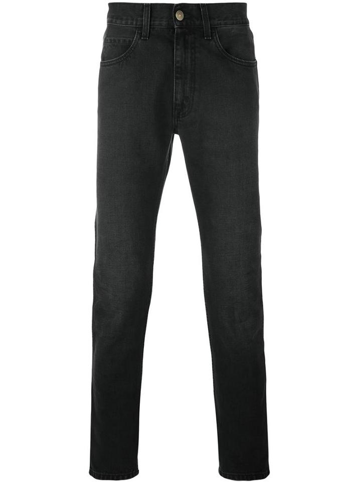 Gucci Regular Fit Jeans, Size: 31, Black, Cotton