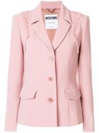 Moschino Laced Detail Blazer - Pink & Purple