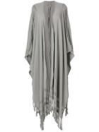 Caravana Fringed Cape - Grey