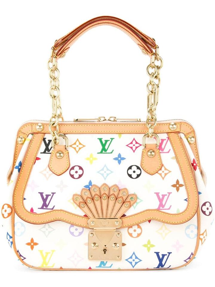 Louis Vuitton Pre-owned Gracie Mm Tote Bag - White