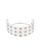 J.w.anderson Studded Choker, Adult Unisex, White