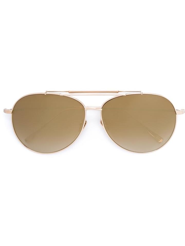 Frency & Mercury - 'pilot Bottle Ii' Sunglasses - Unisex - Titanium - One Size, Grey, Titanium