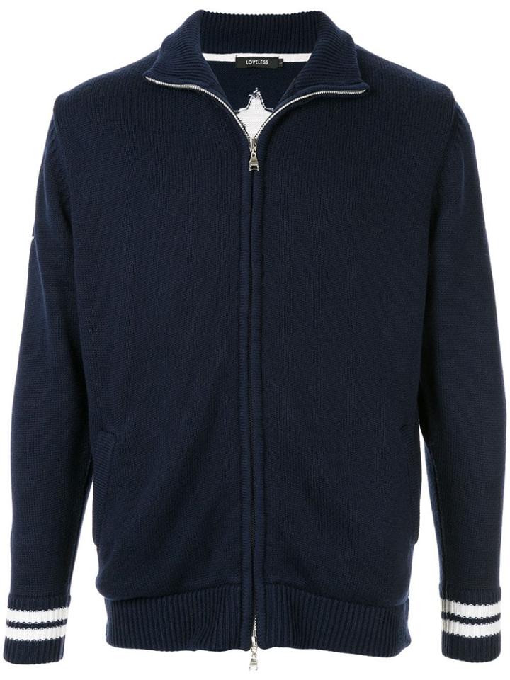 Loveless Zipped Sweatshirt - Blue