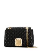 Balmain Quilted Leather Cross-body Bag - Black