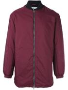 Mcq Alexander Mcqueen Oversized Bomber Jacket, Men's, Size: 50, Pink/purple, Polyamide/polyester/viscose
