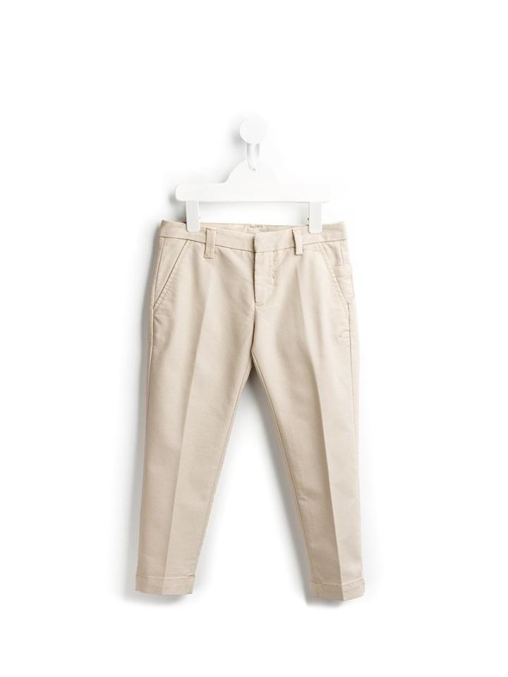 Dondup Kids Straight Leg Chinos